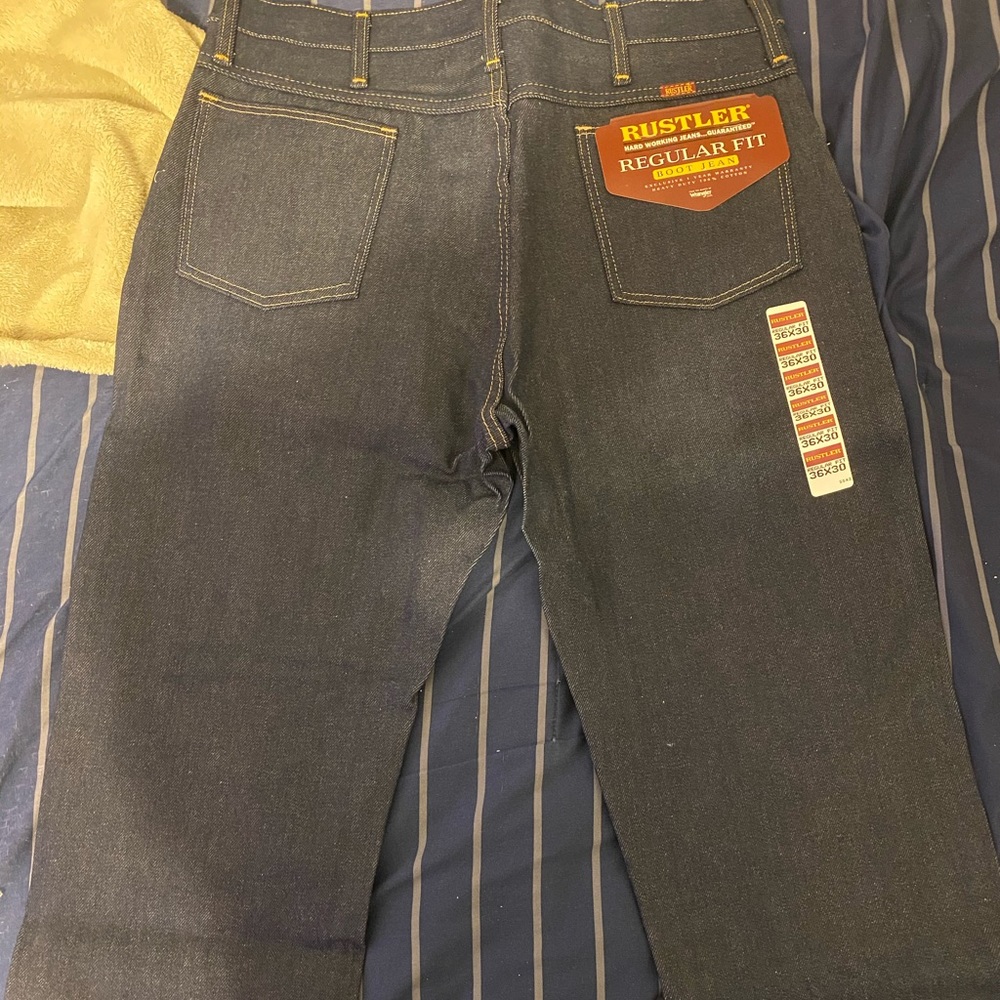 Rustler Regular Fit Boot Jeans 35x30 Men Bundle:x6